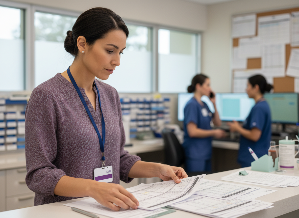 Nurse Administrator Sorting Schedules